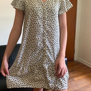 Chic Patterned Shift Dress